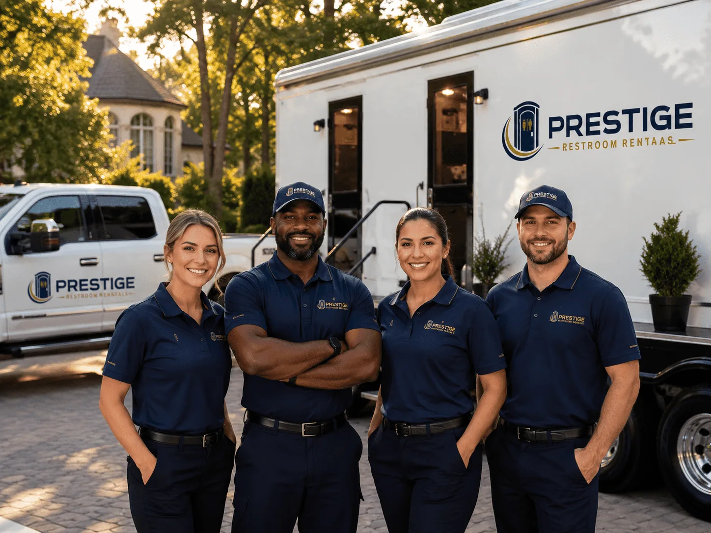Trusted Luxury Portable Restrooms company in Camden, OH